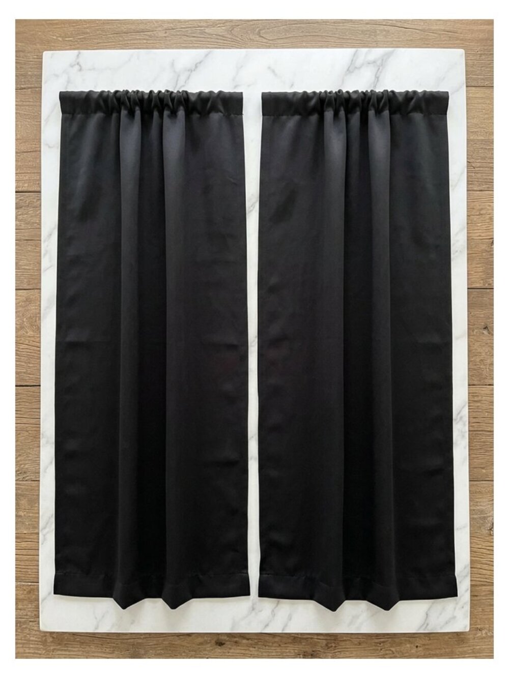Blackout Curtain Panels 42x63 Rod Pocket Thermal Insulated 2 Pack